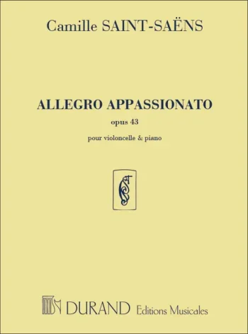 Saint-Saens : Allegro Appassionato Op.43: Cello (Durand)