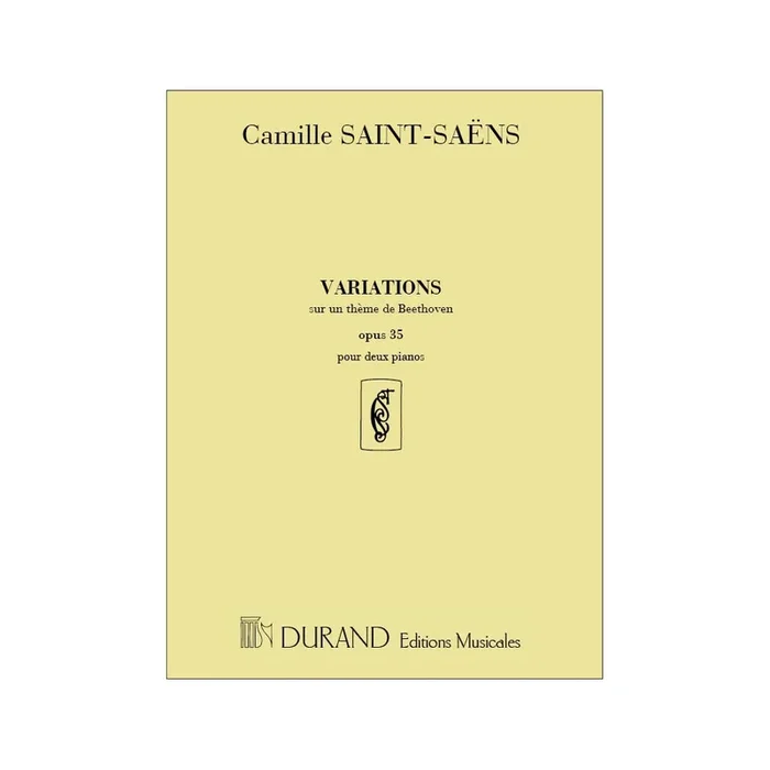 Saint-Saëns, Camille – Variations sur un Theme de Beethoven opus 35