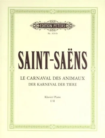 Saint-Saens : Carnival Of The Animals 2 Pianos (Peters)
