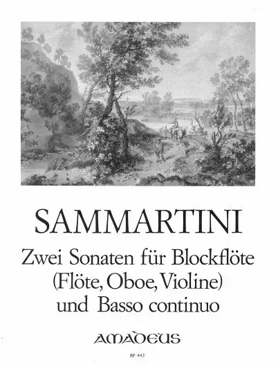 Sammartini 2 Sonatas for Descant Recorder and Basso Continuo