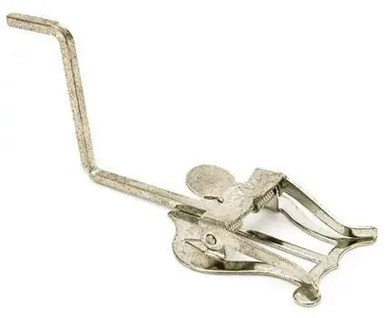 Saxophone lyre – nickel plated