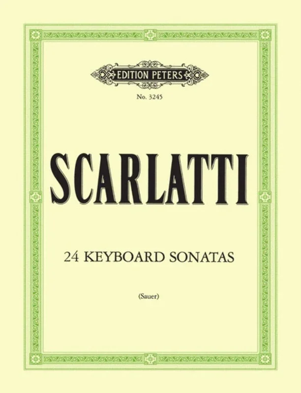 Scarlatti – 24 Sonatas In Progressive Order (Softcover Book)