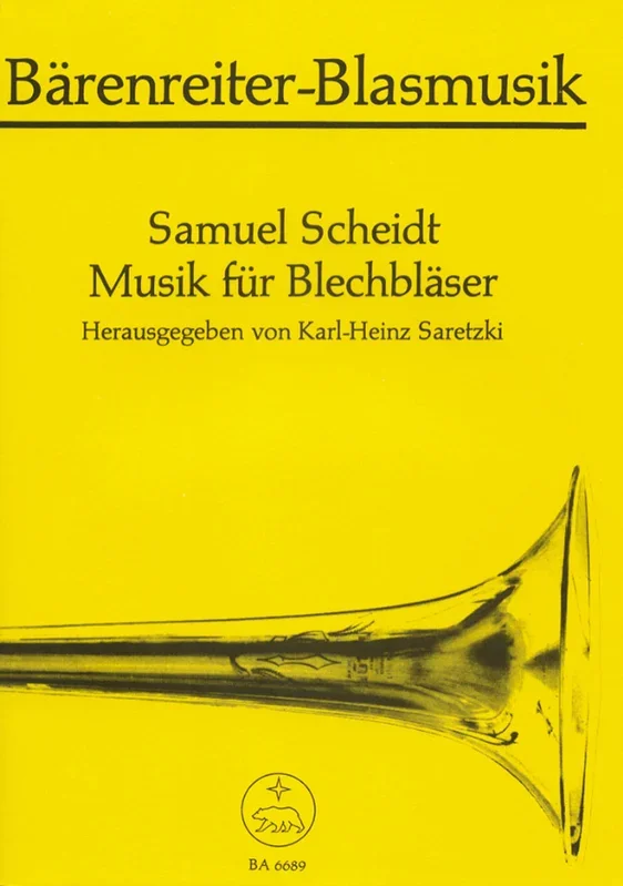 Scheidt : Music for Brass Ensemble – Playing Score