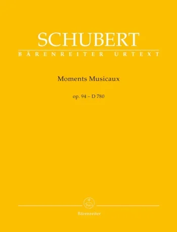 Schubert : Moments Musicaux Op.94 (D780) Piano (Barenreiter)