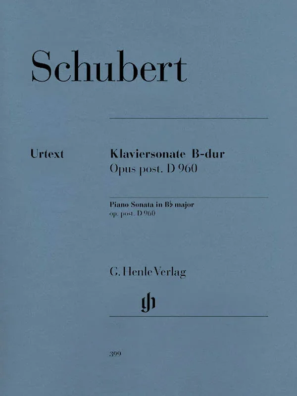 Schubert: Piano Sonata in B-flat Major, D 960