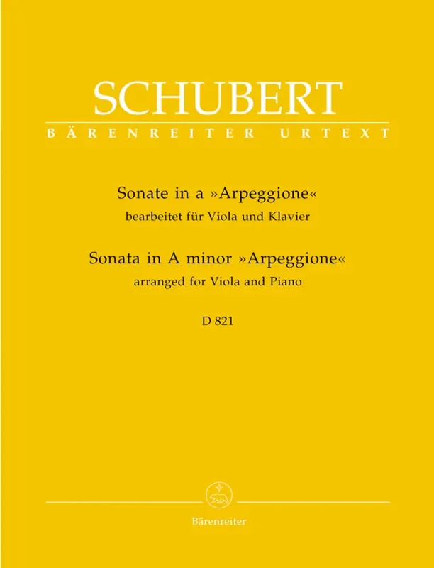 Schubert Sonata in A minor Viola