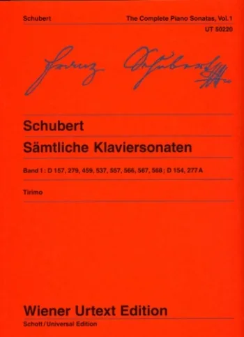 Schubert : The Complete Piano Sonatas Vol.1 (Wiener Urtext)