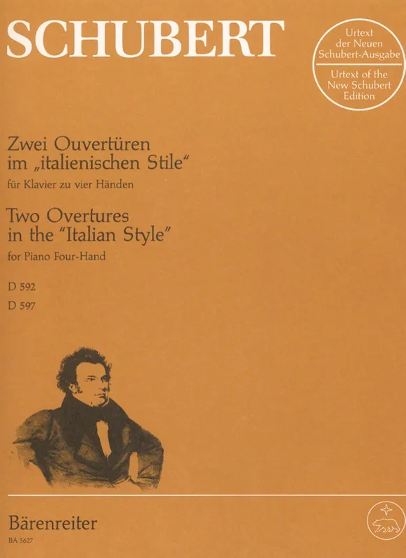 Schubert: Two Overtures – Piano Duet