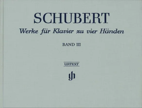 Schubert: Works for Piano Four Hands Vol 3 Cloth Bound