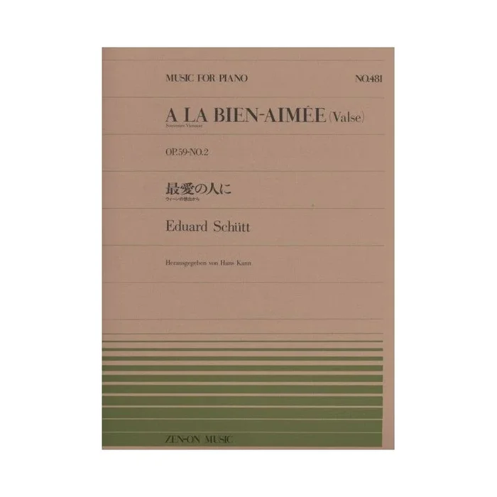Schuett, Eduard – A la bien-aimée (Valse) op. 59 no. 2 481