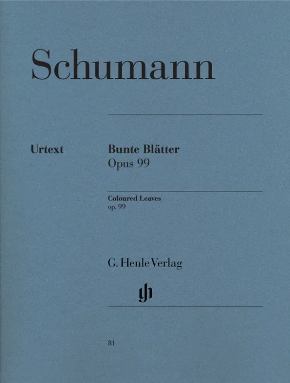 Schumann: Coloured Leaves op.99 Piano Solo
