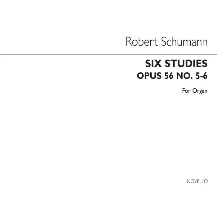 Schumann, Robert – Six Studies Op56 Nos.5-6 (Arranged John E West)