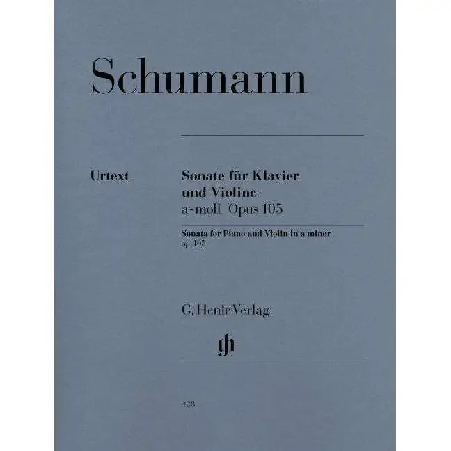 Schumann Sonata for Piano and Violin in A Minor