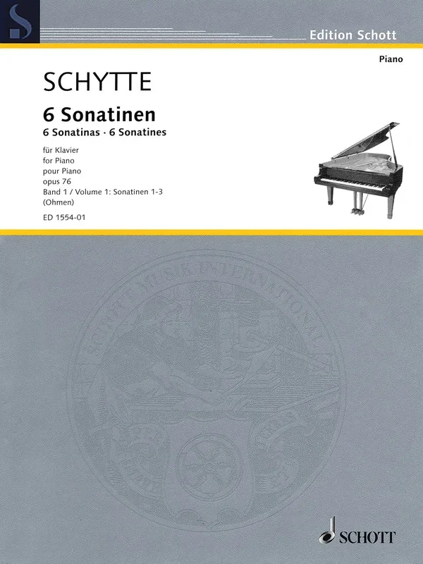 Schytte: 6 Sonatinas, Op. 76 – Volume 1 (Nos. 1-3)
