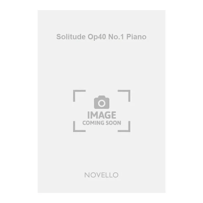 Scott, Cyril – Solitude Op40 No.1 Piano