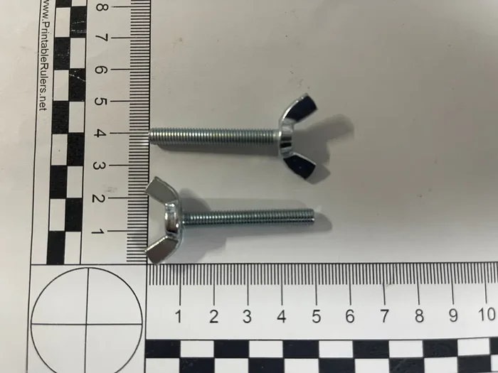 Set 2 x M5 thumbscrew for Yamaha keyboards