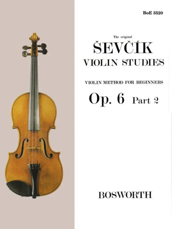 Ševčík: Violin Studies Op. 6 Part 2