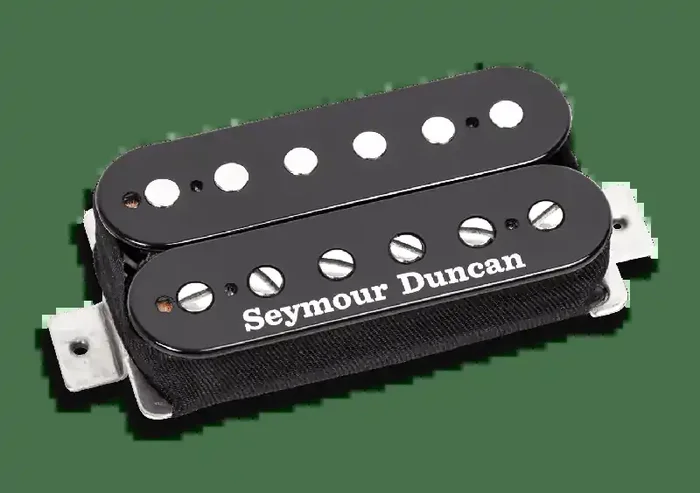 Seymour Duncan TB-11 Custom Custom Trembucker (Black) – High Output Humbucker Pickup for Distortion and Power