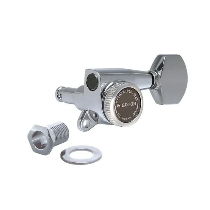 SG381 Magnum Lock Traditional Tuning Machines 3 Per Side, 07 Mini Buttons 16 1 Gear Ratio