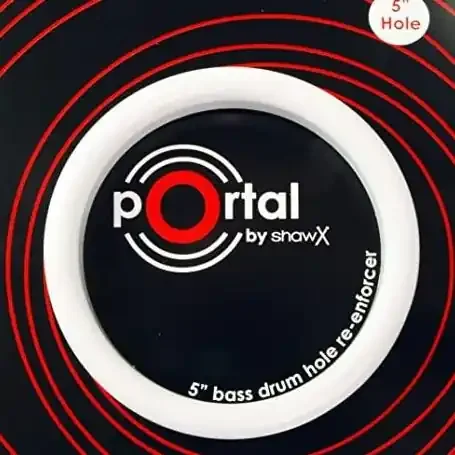 Shaw Portal 5 inch Drum Mic Hole Re-Enforcer -White