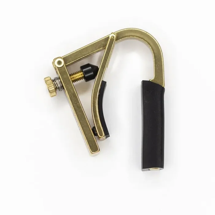 Shubb C8b 5-String Partial Guitar Capo – Brass Finish ideal for Drop Tunings