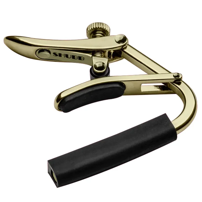 Shubb ‘Capo Royale‘ 12 String Guitar Capo ~ Gold