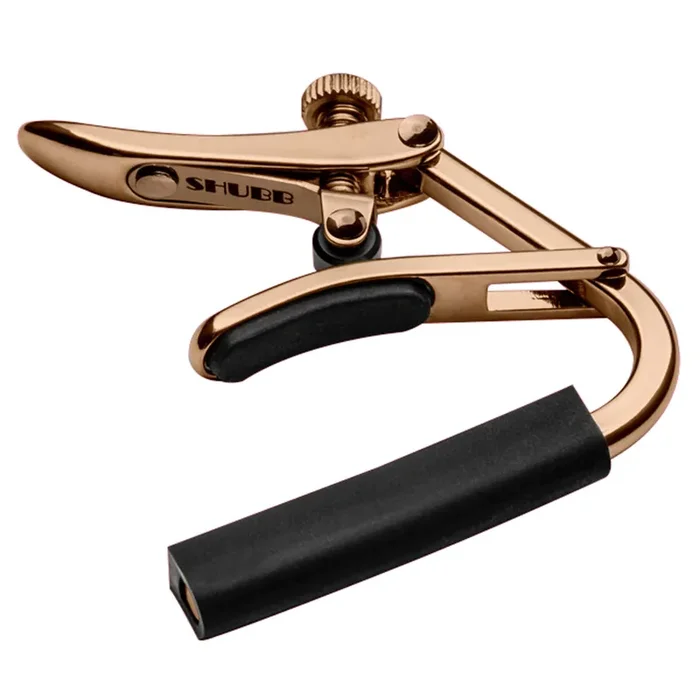 Shubb ‘Capo Royale‘ Steel String Guitar Capo ~ Rose Gold