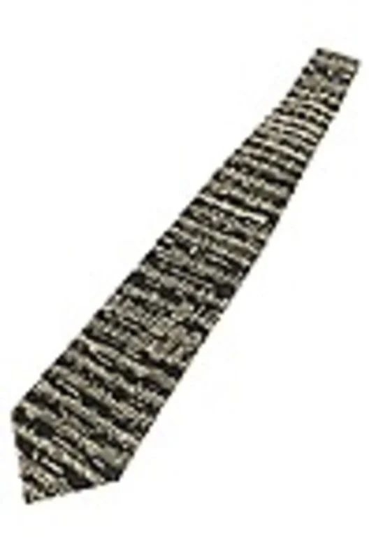 Silk Tie Classic Sheet Music Black