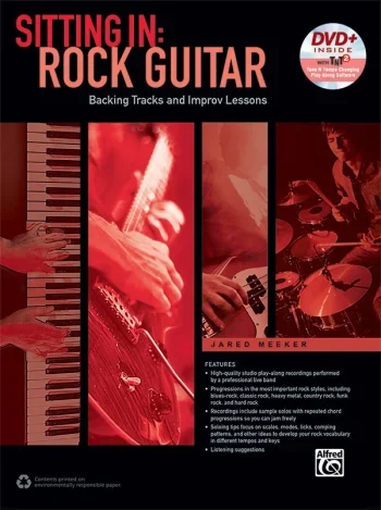 Sitting In: Rock Guitar: Book & DVD-ROM Jared Meeker