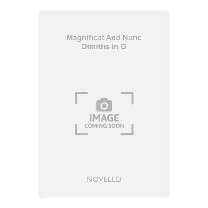 Smith, F.W. Boyton – Magnificat And Nunc Dimittis In G