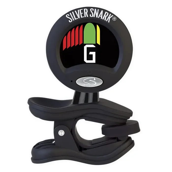 Snark BLACK SILVER Clip-On Guitar & Instrument Tuner