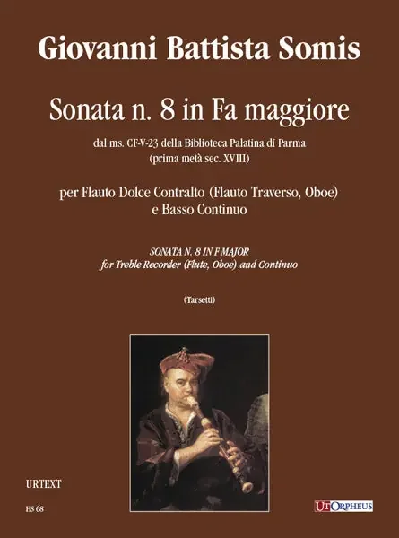 Somis Sonata No. 8 in F Major for Treble Recorder and Basso Continuo