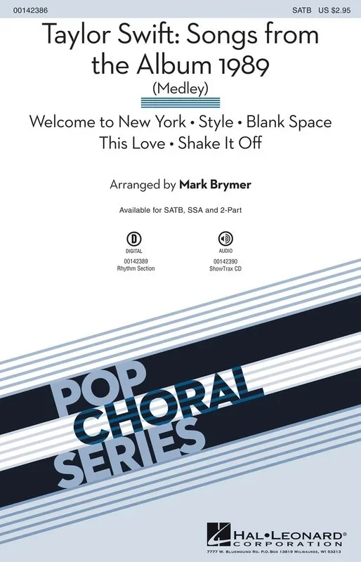 Songs From The Album 1989 2 Part (Octavo)