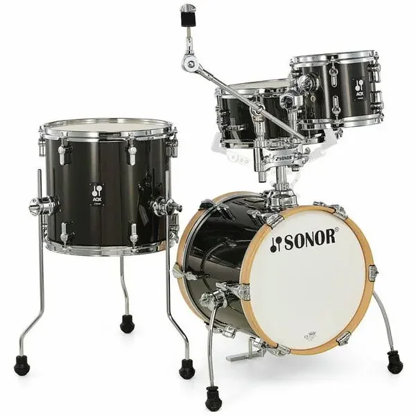 Sonor AQX 14‘‘ Micro Shell Pack – Black Midnight Sparkle