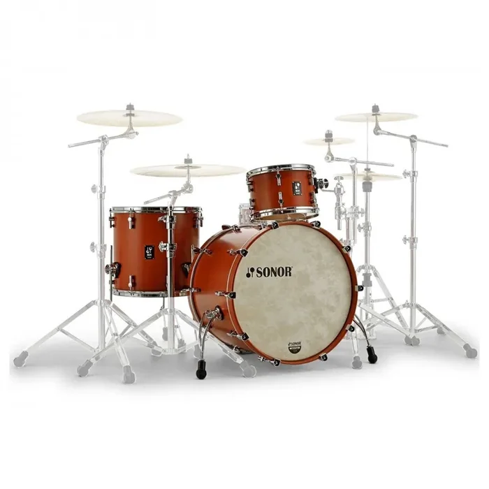 Sonor SQ1 22‘‘ 3pc Shell Pack – Satin Copper Brown
