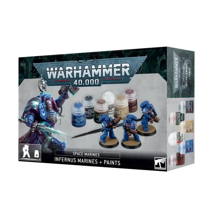 Space Marines Infernus Marines & Paints Set