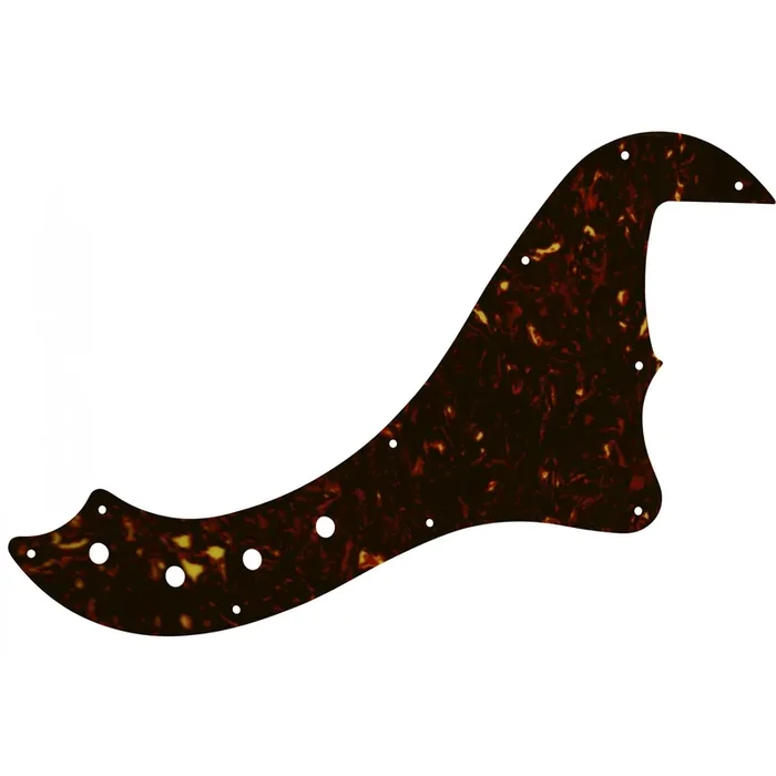 Squier by Fender Deluxe Dimension Bass V – Dark Brown Celluloid Tortoiseshell W/B/W Lamination