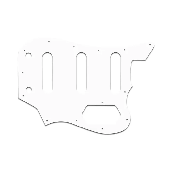 Squier By Fender Vintage Modified Bass Vi – Thin Shiny White .060″ / 1.52mm Thickness, No Bevelled Edge