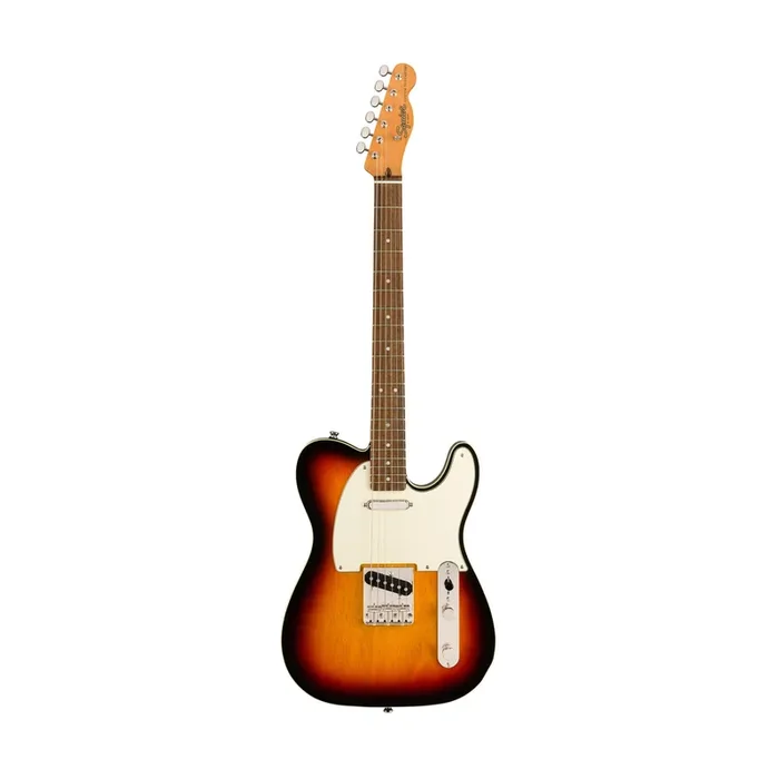 Squier Classic Vibe 60s Custom Telecaster Electric Guitar, Laurel FB, 3-Tone Sunburst