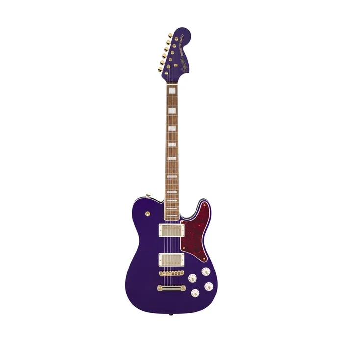 Squier FSR Paranormal Troublemaker Telecaster Deluxe Electric Guitar, Laurel FB, Purple Metallic