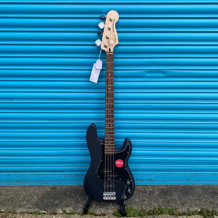 Squier PJ Bass Charcoal Frost Metallic