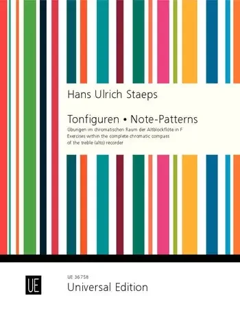 Staeps Note-Patterns or Tonfiguren for Alto Recorder