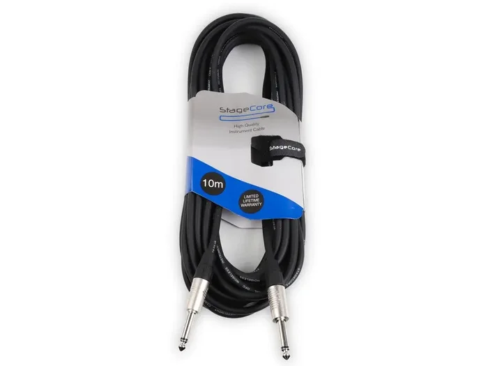 Stagecore 10m 6.35mm (1/4″) Mono Jack – 6.35mm (1/4″) Mono Jack Cable