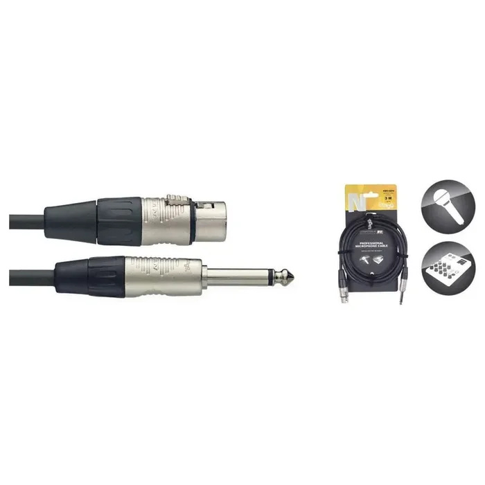 Stagg – N Series XLR (Female) to Jack (Male)