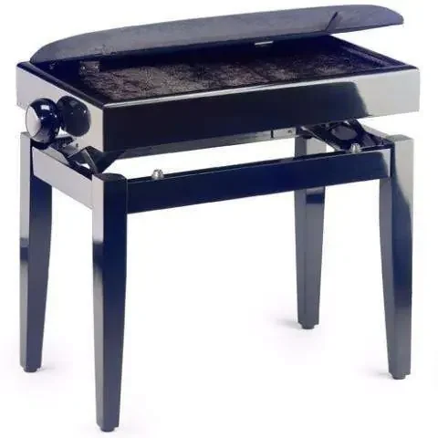 Stagg – Wooden Height Adjustable Piano Bench (w/ Storage)