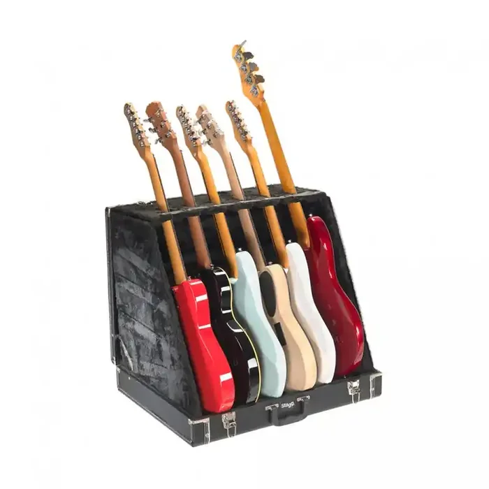 Stagg Guitar Stand Case – 6 Electric/3 Acoustic