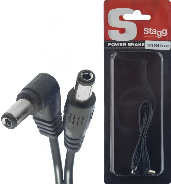 Stagg (SPS-075-DCMM) 75cm Single Effects Pedal DC Power Cable