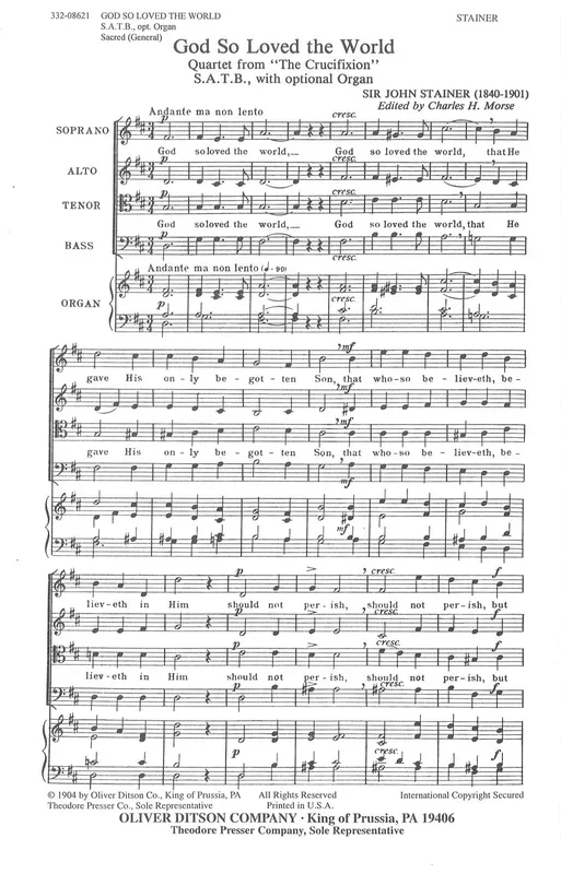 Stainer: God So Loved the World