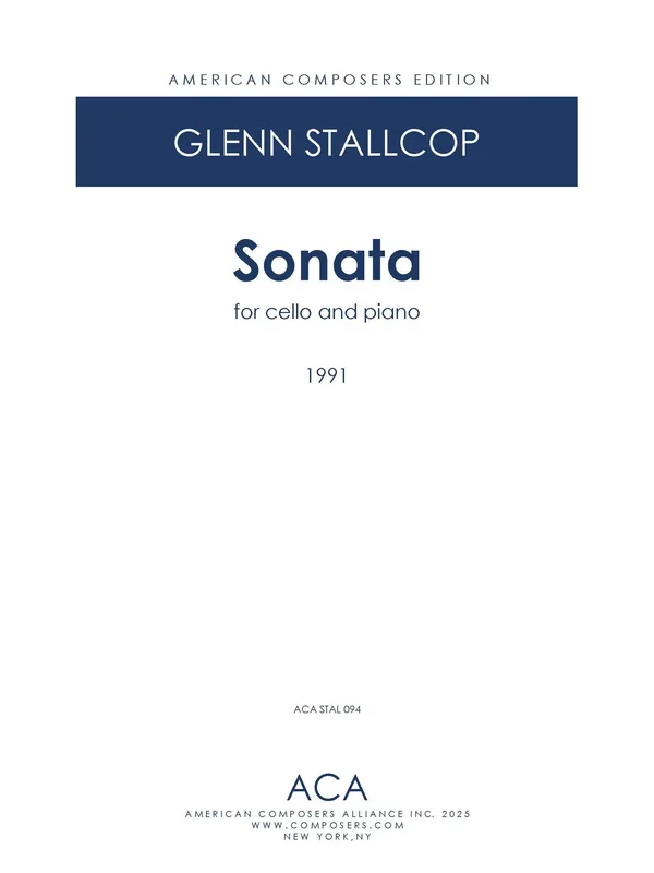 Stallcop: Cello Sonata