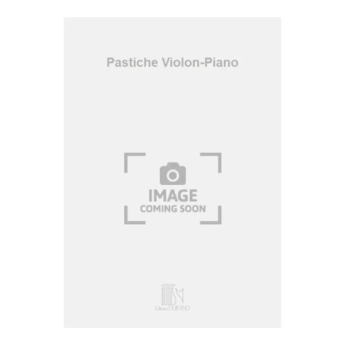 Steiger, Charles – Pastiche Violon-Piano